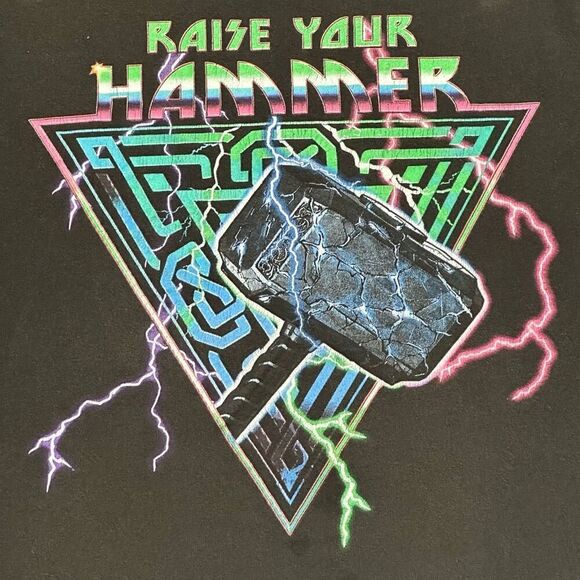 Marvel Studios Thor Love And Thunder Black T-Shirt | Men Size Medium - Picture 2 of 7